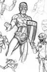 ww2 captain america sketch